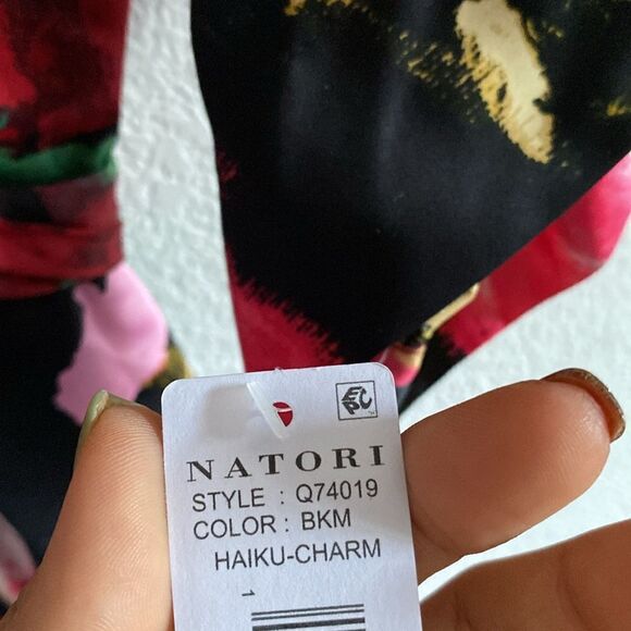 Natori Floral Print Pajama Set - Picture 5 of 13